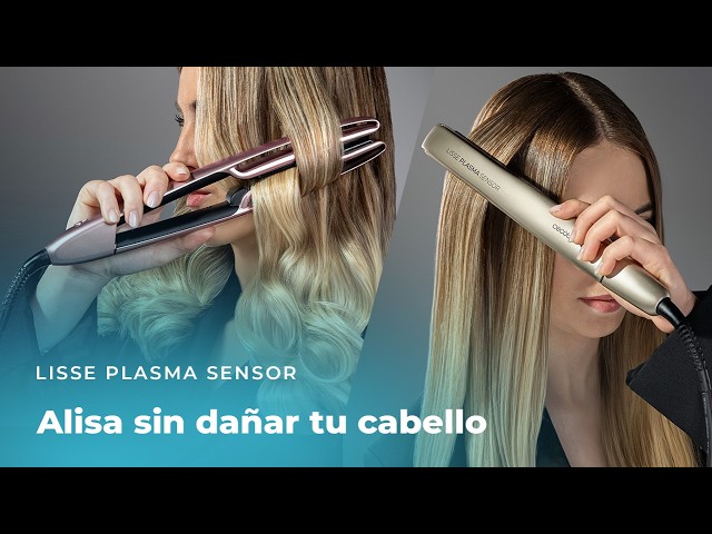Lisseur Céramique Cecotec Lisse Plasma Sensor Black 220ºC Température Réglable Arrêt Automatique Noir video