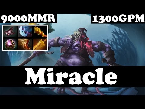 1300GPM ALCHEMIST - Miracle- 9000MMR - Pub Match - Dota 2