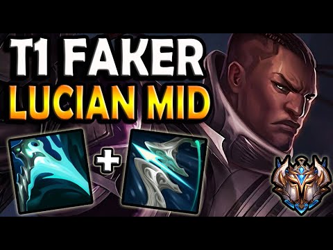 T1 Faker LUCIAN MID vs Anivia - Patch 10.25 Ranked Korea ✅