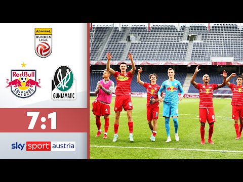 Salzburg schießt Ried ab | RB Salzburg - SV Ried | Highlights - ADMIRAL Bundesliga