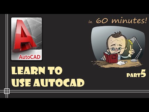 AutoCAD Complete tutorial for Beginners Learn to use Autocad in 60 minutes Part 1