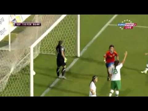 PDJ: 2012-07-11 - Euro Sub19 SF - España vs Portugal: Gol de Pinel