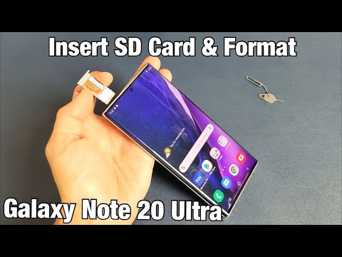 Galaxy Note 20 Ultra: How to Insert SD Card + Format