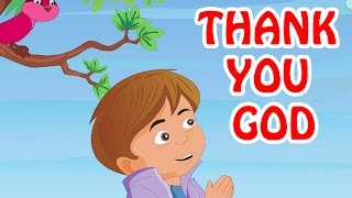 Kids Video - Thank You God  English Prayer For Kid