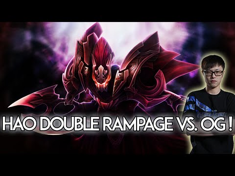 Newbee.Hao Double RAMPAGE vs. OG Dota 2