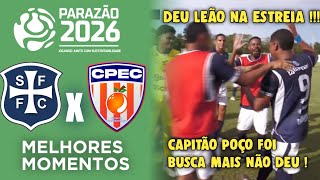 São Francisco x Capitão Poço - Melhores Momentos - Gols - Parazão 2026