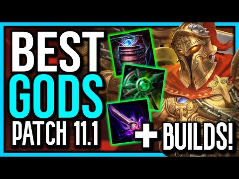 Top 3 Gods For EVERY ROLE To Carry Ranked In Patch 11.1! (w/ Builds!)