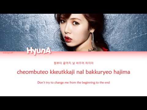 HyunA (현아) - Bubble Pop! - Color Coded Lyrics (HAN|ROM|ENG)