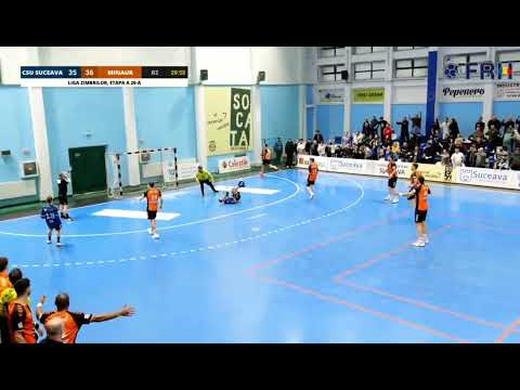 Finalul meciului CSU Suceava - Minaur Baia Mare
