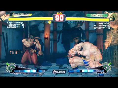 SSF4 AE:2012 Kiryu Tsukimiya (Guy) vs yukky na360 (Zangief)