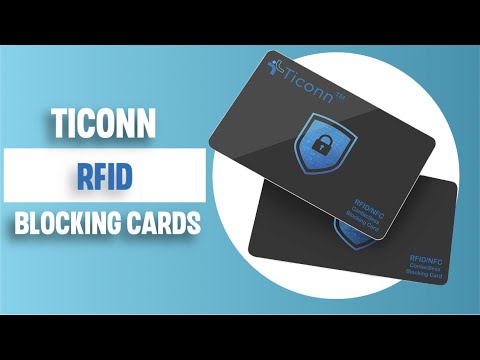 Ticonn RFID Blocking Card Unboxing and Review - with real NFC + RFID test! (Flipper Zero)