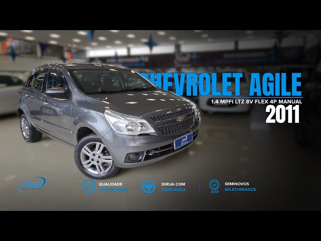 Vídeo CHEVROLET AGILE 1.4 MPFI LTZ 8V FLEX 4P MANUAL