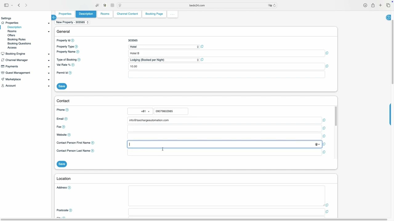 ０３Property 施設設定編
