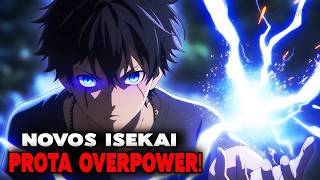 🌏 08 NOVOS ANIMES ISEKAI ONDE O PROTAGONISTA É EXTREMAMENTE OVERPOWER! (LANÇAMENTOS 2026)