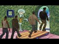 Squidward Kicks Every GTA Protagonist Out Of His House