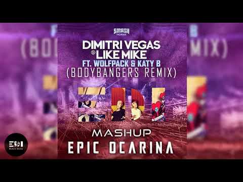 Dimitri Vegas & Like Mike & more - Epic Ocarina (Mashup) (strobe light effect)
