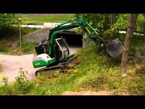 På uppdrag med HasselHolm: Buskagefräsning