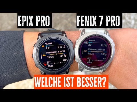 Garmin Fenix ​​7 Pro vs. Epix Pro: AMOLED or MIP display? + Further differences