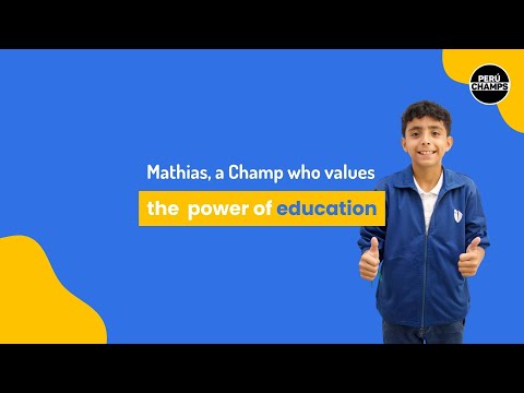 Mathias, a child who values the power of education