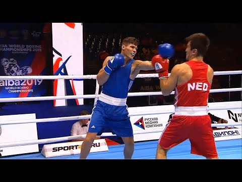 Round of 32 (81kg) KASPARIAN Artjom (NED) vs ARADOAIE Paul Andrei (ROU) /AIBA World 2019
