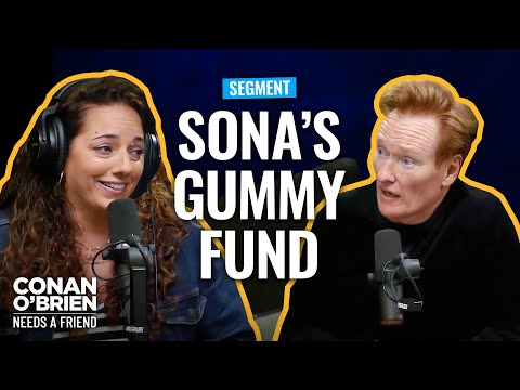 Sona Reveals How Much She Spends On Gummies | Conan O'Brien Needs A Friend