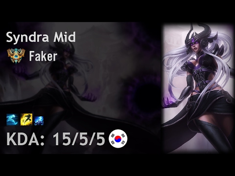 Syndra Mid vs Ryze - Faker - KR Challenger Patch 7.3