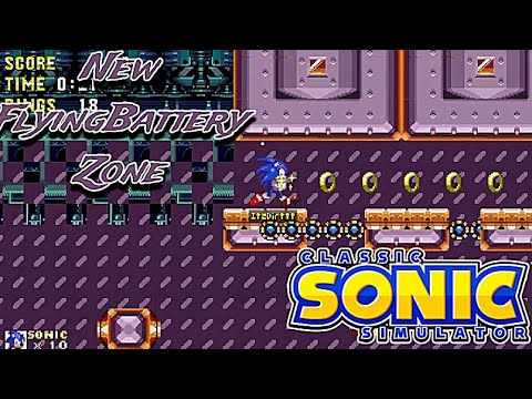 Classic Sonic Simulator v12: New Flying Battery Zone