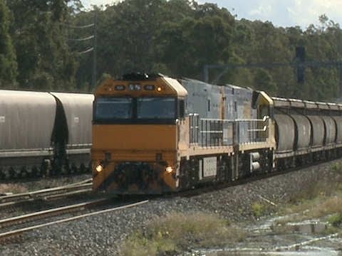 Sugar and Steel Train near Thornton - Pacific National Australian Freight Train