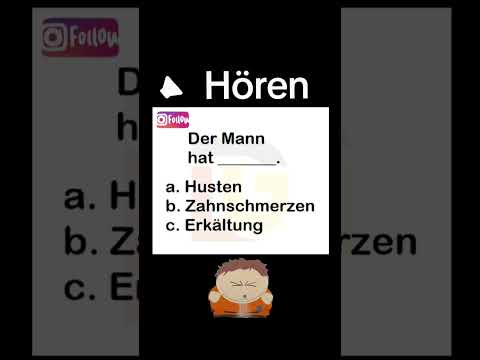 Hören | Niveau A1 | #shorts