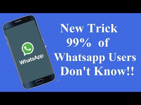WhatsApp New Trick You Should Know! Video