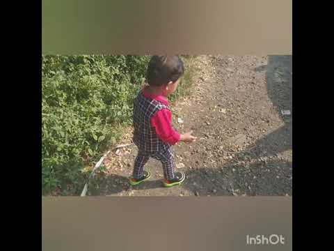Baby Yuvaan Chasing butterflies