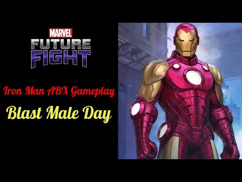 Marvel Future Fight - Iron Man ABX Gameplay || Blast Male Day