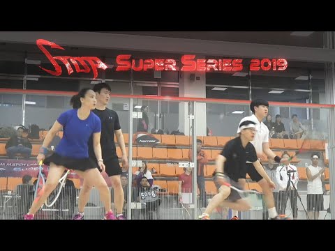 [매치업스쿼시] 오성령-박성진 vs 연관흠-박상현 (S-Top Super Series 2019 복식)