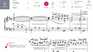 Tomplay - Interactive Sheet Music