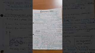 Class 12 Physics.Chapter 8 Electromagnetic waves Short notes #boards2025 #quickrevision #physics
