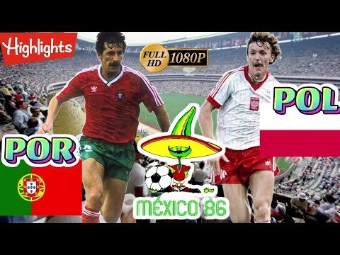 POLAND vs PORTUGAL 1-0 / WORLD CUP MEXICO 1986 / Full HD 1080p