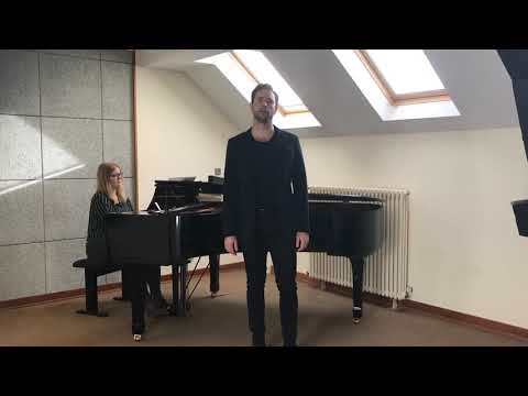 Jacob Scharfman sings “Mein Sehnen, mein Wähnen”