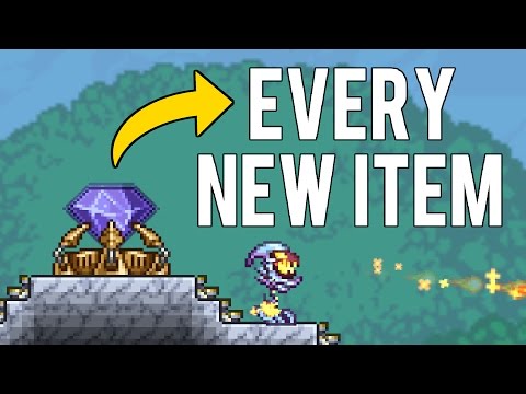 Every New item in Terraria Update 1.3.4 (PC Dungeon Defenders 2 Crossover Update)