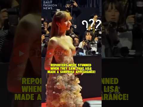 LISA- ROCKED ! REPORTERS- SHOCKED!🤣 #lisa #busaninternationalfilmfestival #lisamanoban
