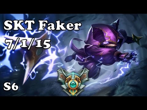 106: SKT T1 Faker (Kennen) Support VS Soraka S6 Master Ranked KO League of legends
