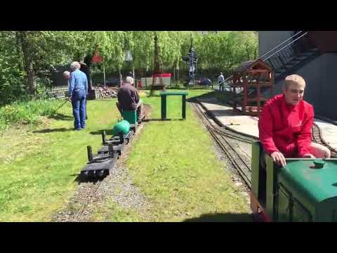 Bahnfahren im Technikmuseum