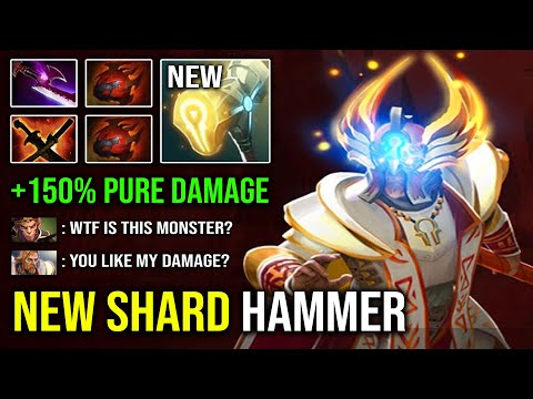 HAMMER OF PURITY Max Strength Omniknight 7.28 Aghanim Shard 150% Pure Damage Crazy 1 Shot Enemy DotA
