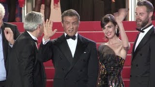 Sylvester Stallone, Jennifer Flavin, Paz Vega and more on the red carpet for Rambo - First Blood in