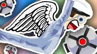 LEARNING HOW TO FLY!! | Happy Wheels