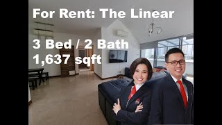 The Linear 3 bedroom for Rent. Min to MRT & Malls