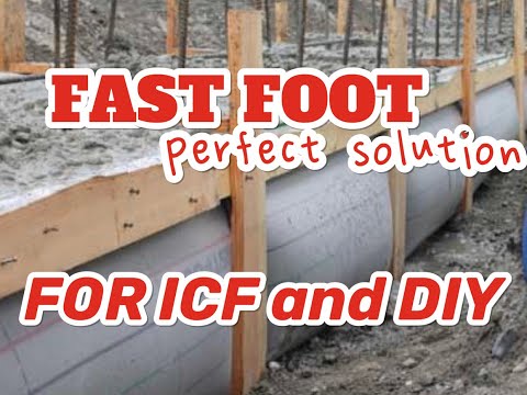 Fastfoot!  DIY Footings for ICF!