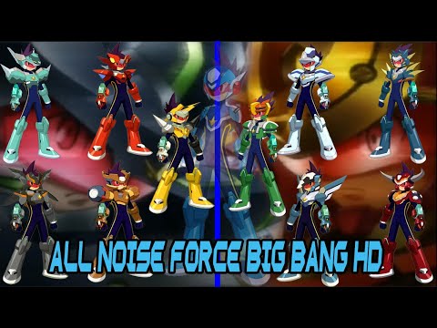 Mega Man Star Force 3 All Noise Force Big Bang HD