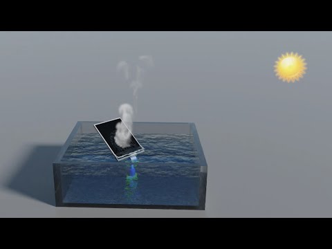 Sustainable water purification using laser treated metal