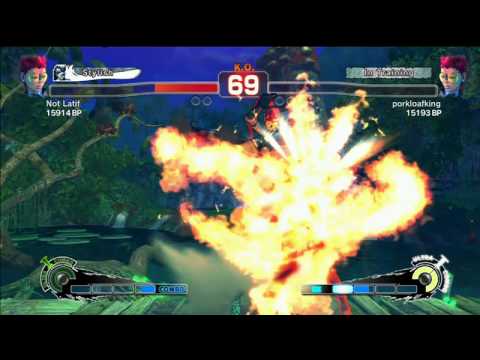 SSF4 AE: Not Latif (C. Viper) VS porkloafking (C. Viper)