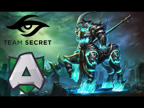 Team Secret vs Alliance. Secret DESTROYS EVERYTHING.